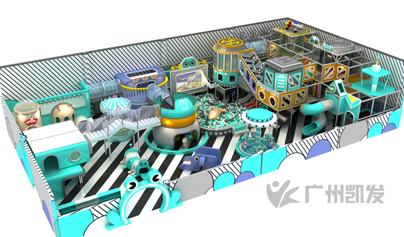 南平淘氣堡，互動(dòng)投影世界很精彩